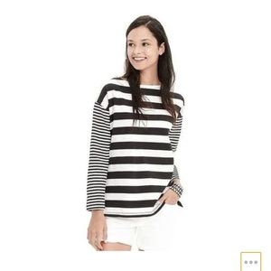 Banana Republic striped cotton top NWOT